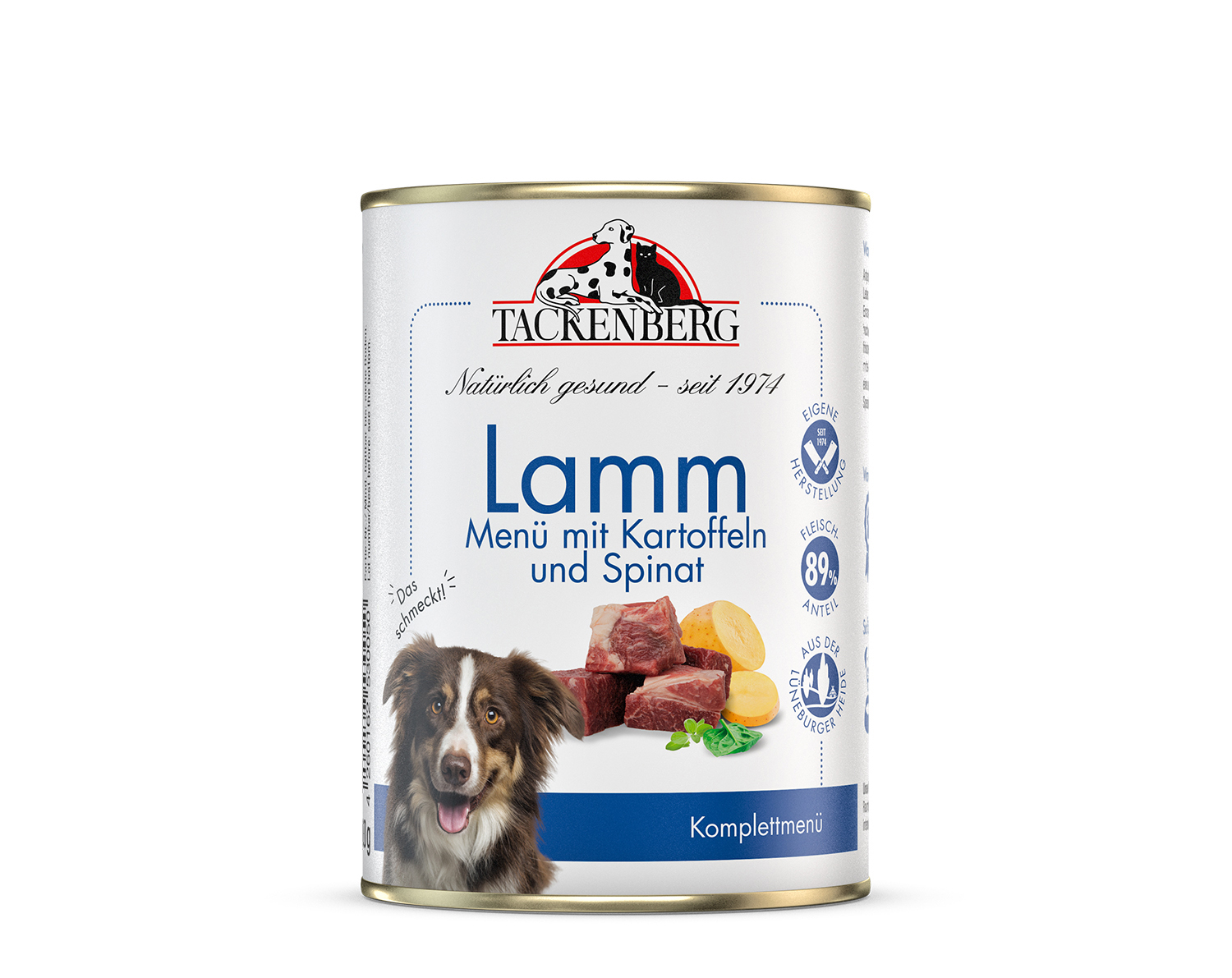 Lamm mit Kartoffeln & Spinat