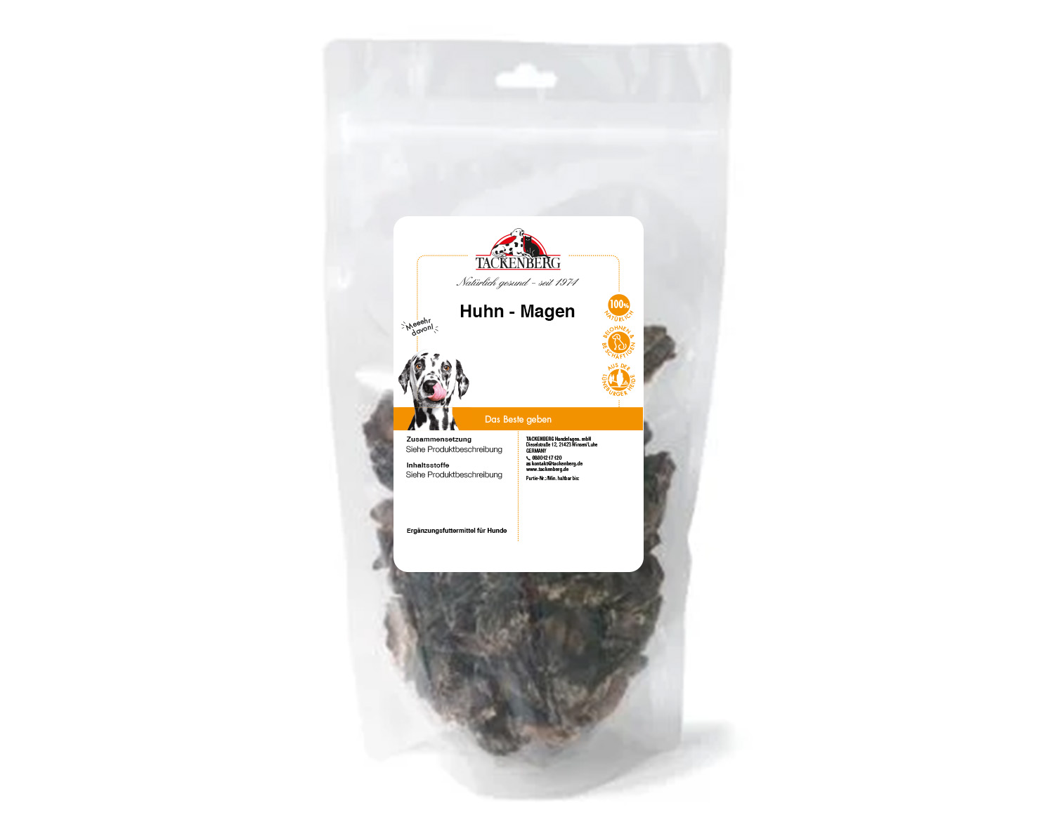 Hühnermägen, getrocknet