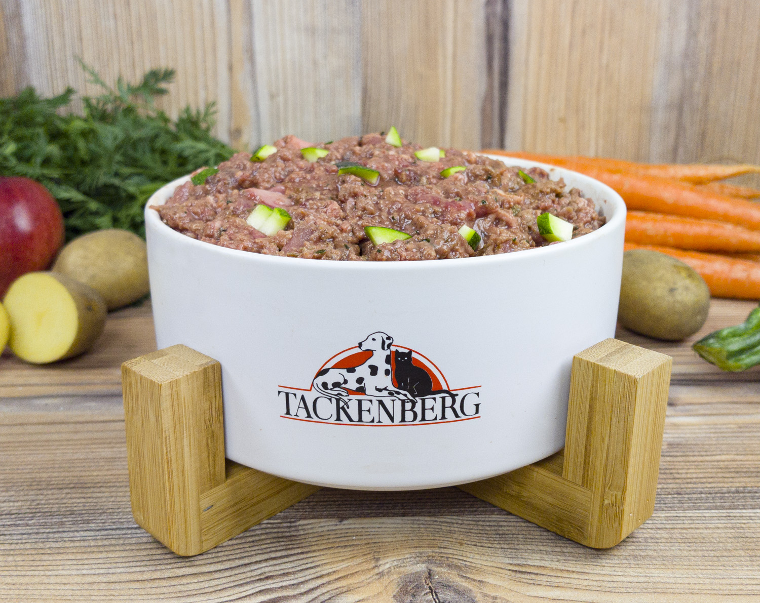 BARF Menü vom Lamm mit Fenchel & Zucchini