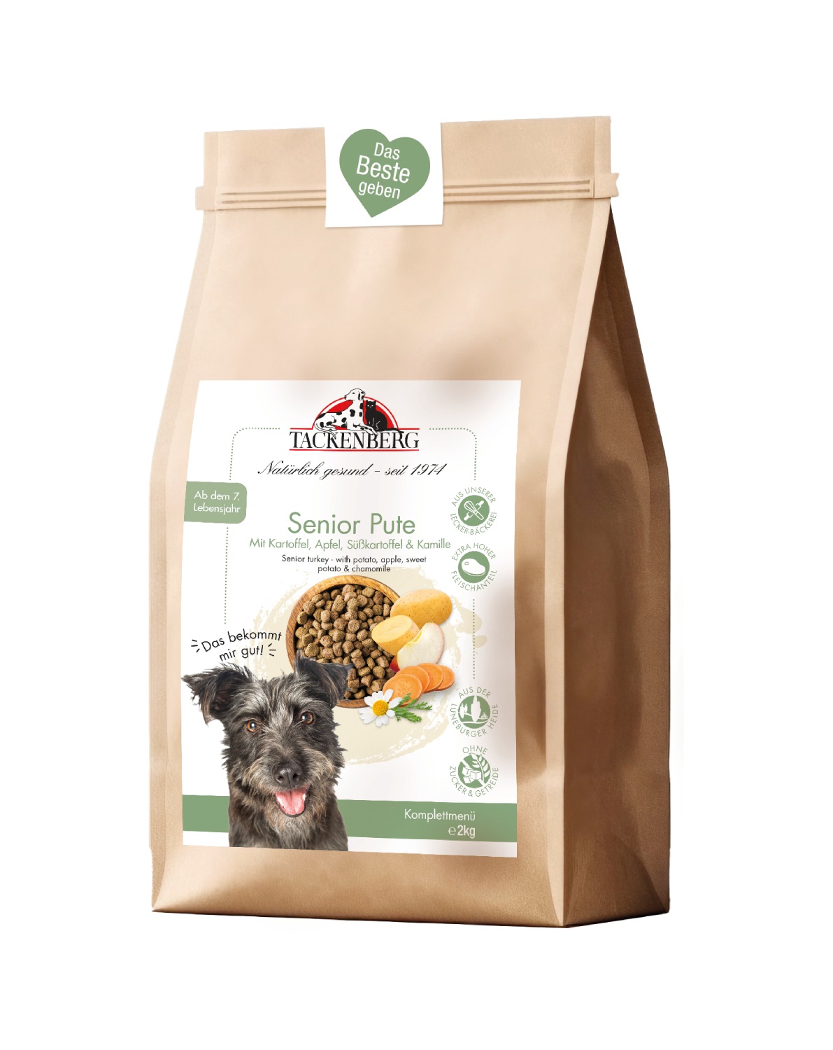 TACKENBERG Senior Trockenfutter gebacken - Pute